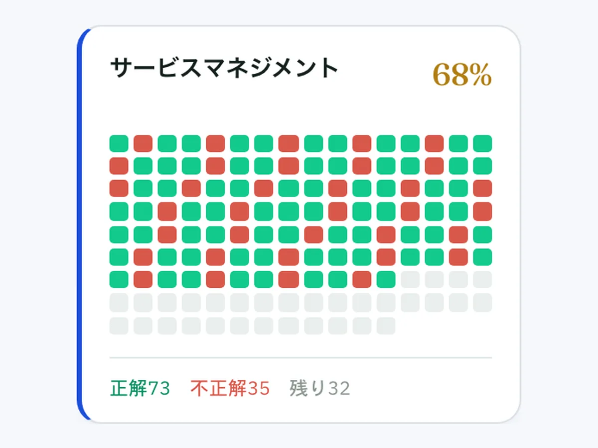 問題集：分野・弱点で演習